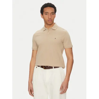 Zdjęcie Tommy Hilfiger Polo Vertical MW0MW38951 Beżowy Regular Fit