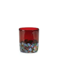 Picture Designer set of 6 glasses made of Italian Murano glass