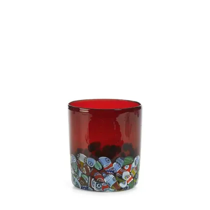 Zdjęcie Designerski komplet 6 szklanek z włoskiego szkła murano