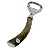Picture Bottle opener with deer antler