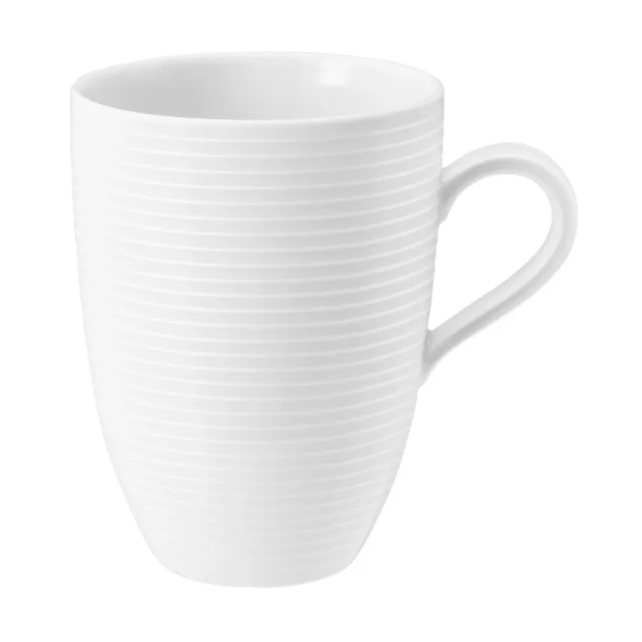 obrazek 1 Piękny biały porcelanowy kubek o nowoczesnym kształcie z Niemiec - Seltmann Weiden