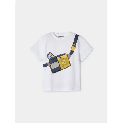 Zdjęcie Mayoral T-Shirt 3018 Biały Regular Fit