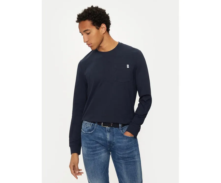 obrazek 1 U.S. Polo Assn. Longsleeve MUP2275 Granatowy Regular Fit