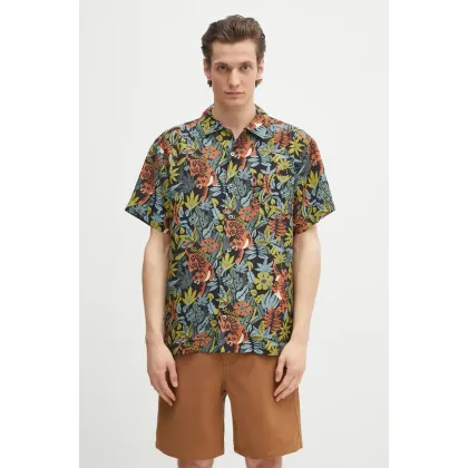 Zdjęcie A.P.C. koszula Chemisette Roy męska kolor multicolor relaxed z kołnierzykiem klasycznym VIALU.H12608