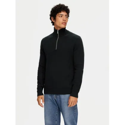 Zdjęcie Selected Homme Sweter Dane 16092601 Czarny Regular Fit