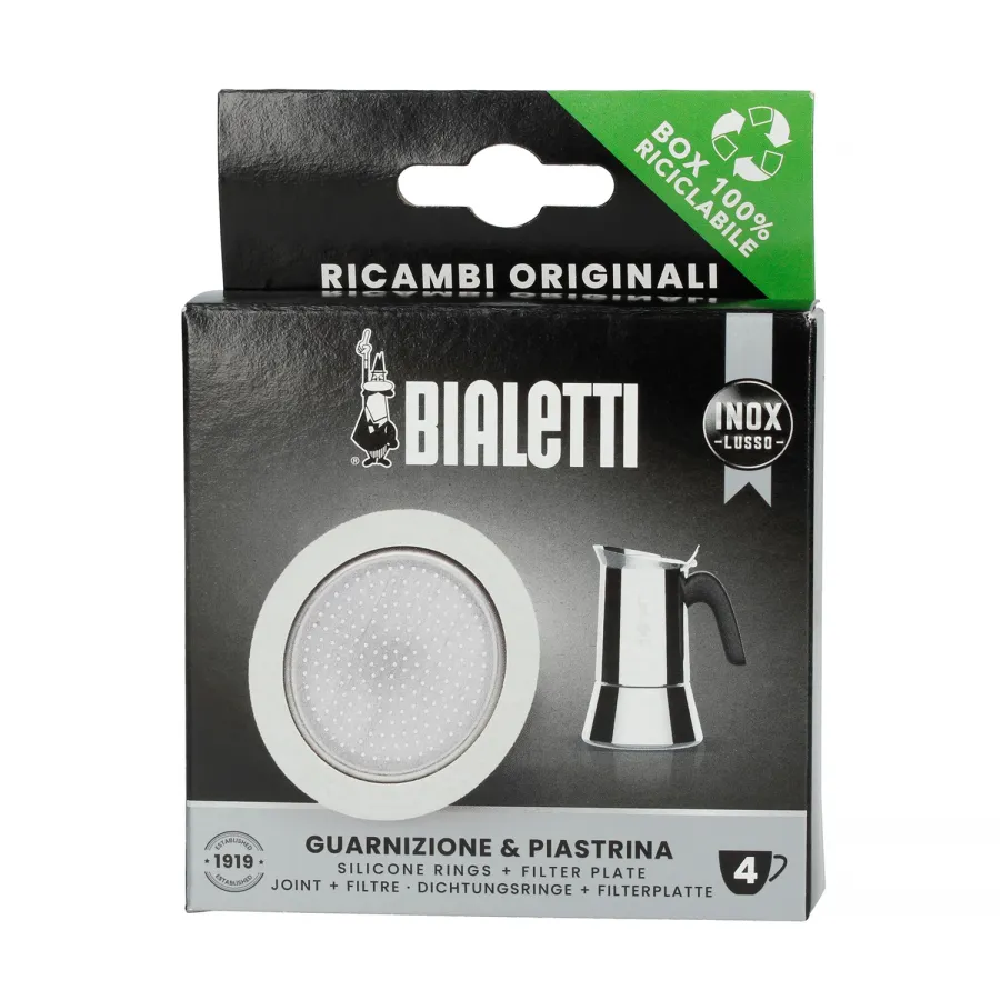 obrazek 1 Bialetti - Uszczelka + sitko do kawiarek stalowych Bialetti 4tz BIALETTI
