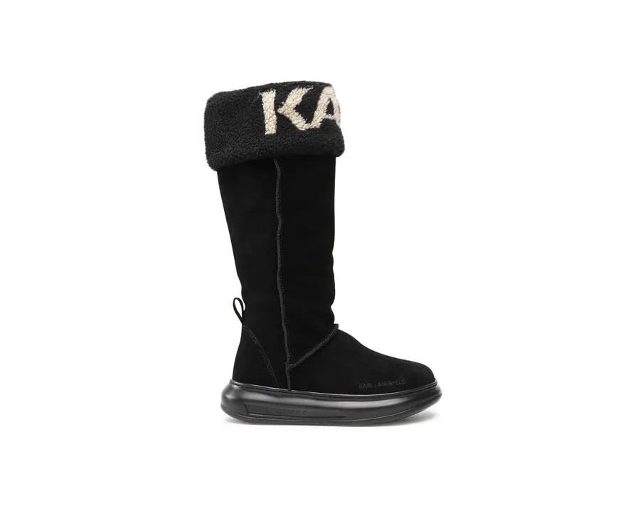 obrazek 1 KARL LAGERFELD Kozaki KL44582 Czarny