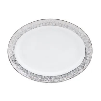 Zdjęcie Zjawiskowy półmisek porcelanowy Olympus Leaf do jadalni