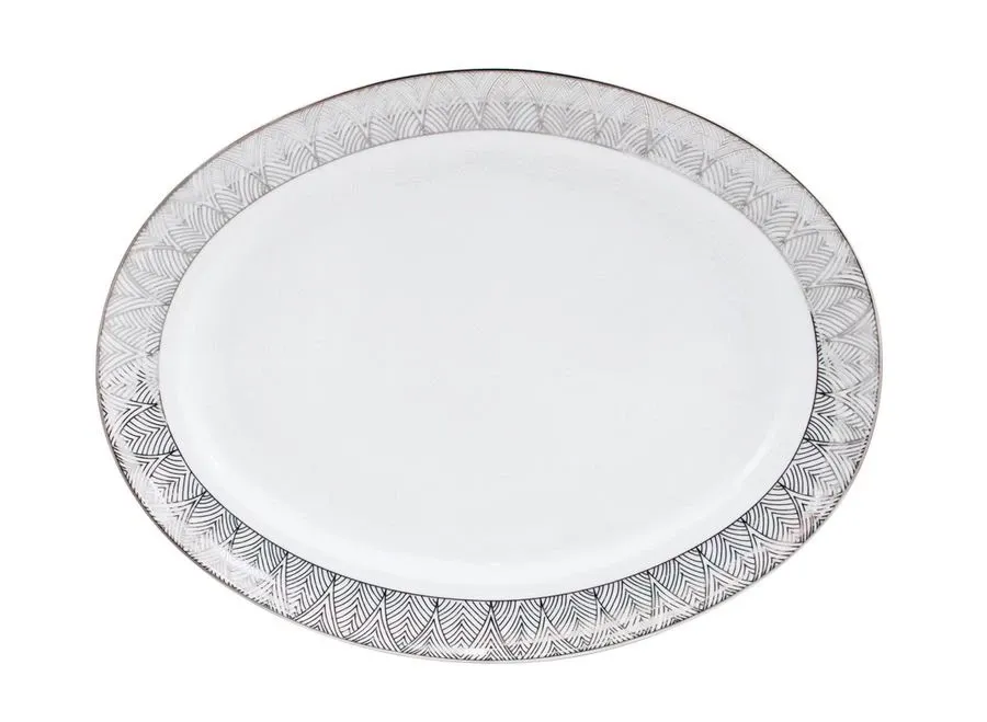obrazek 1 Zjawiskowy półmisek porcelanowy Olympus Leaf do jadalni