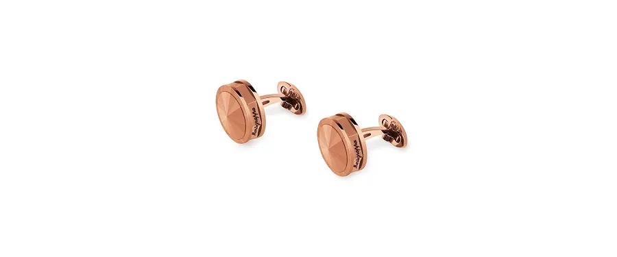 picture 4 Gold  NeroUno Rose Cufflinks - Metal