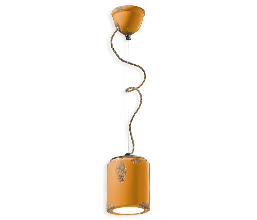 obrazek 3 Włoska mała lampa wisząca w stylu vintage o minimalistycznym wzornictwie