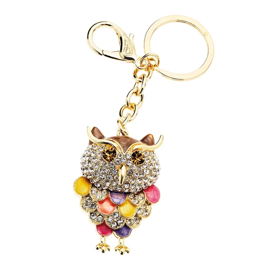 obrazek 1 Oryginalny brelok do kluczy „Pani sowa”