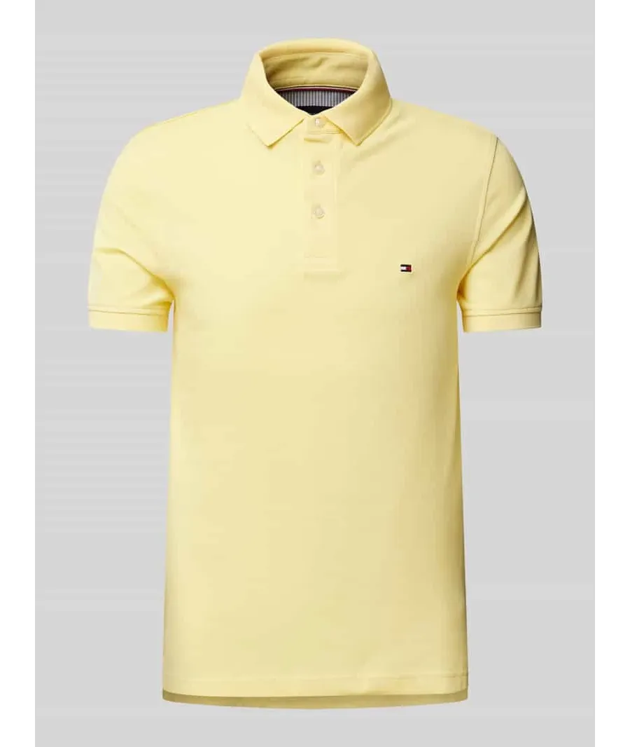 obrazek 1 Tommy Hilfiger Polo 1985 MW0MW17771 Żółty Slim Fit