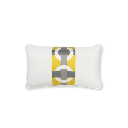 Zdjęcie Stylowa poduszka z geometrycznym wzorem