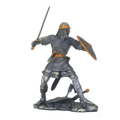 Zdjęcie Figurka wikinga z pewteru