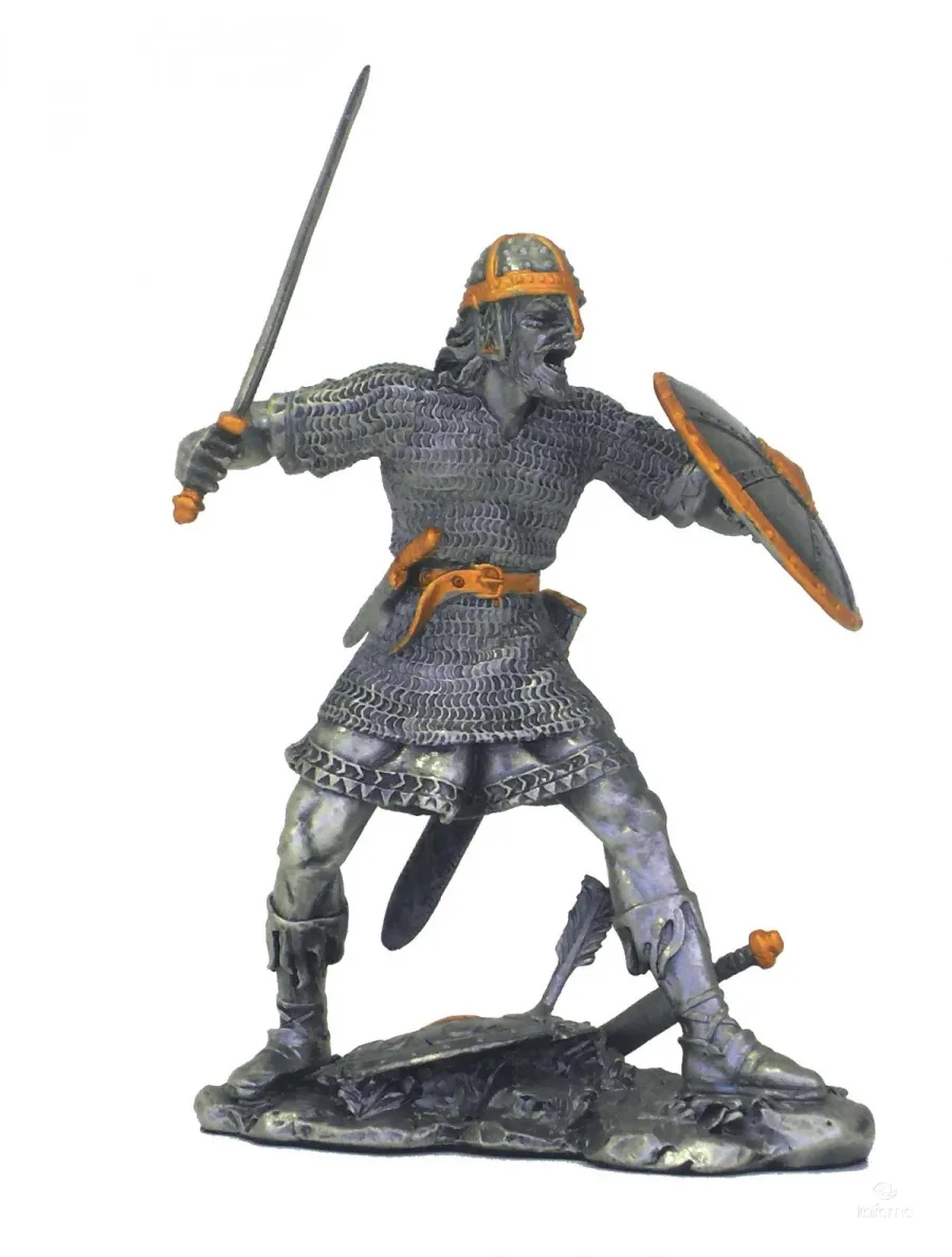 obrazek 1 Figurka wikinga z pewteru