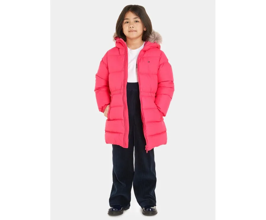 obrazek 1 Tommy Hilfiger Kurtka puchowa KG0KG07805 Różowy Regular Fit