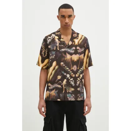 Zdjęcie Paul Smith koszula męska kolor brązowy regular M1R-905U-P02576