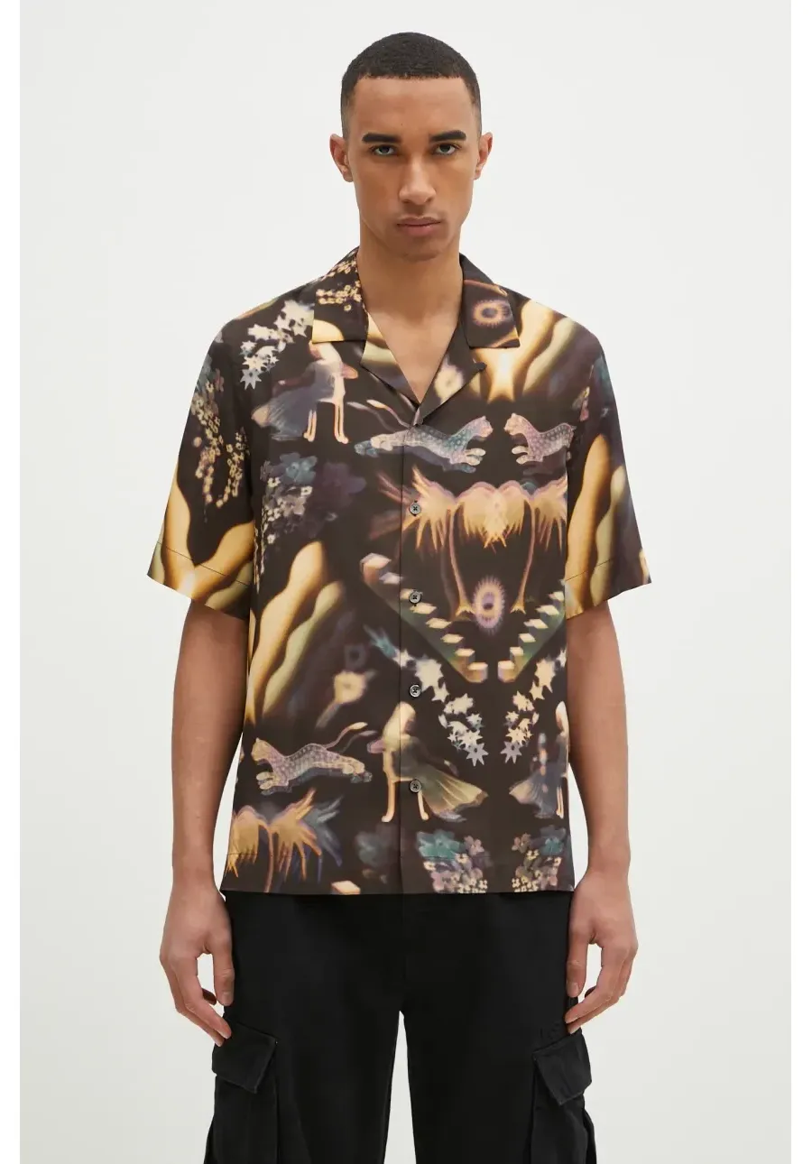 obrazek 1 Paul Smith koszula męska kolor brązowy regular M1R-905U-P02576