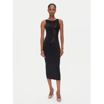 Zdjęcie Wolford Sukienka koktajlowa Satin Sheer 57176 Czarny Slim Fit