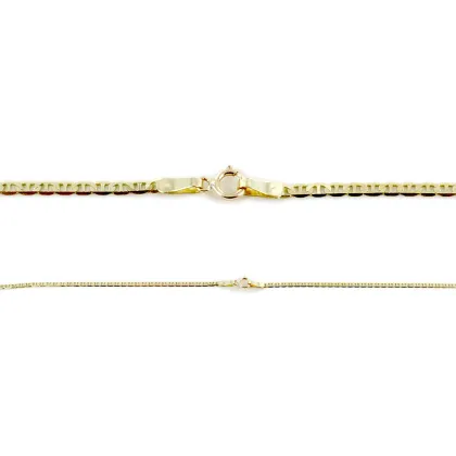 Picture Elegant yellow gold chain (50 cm)