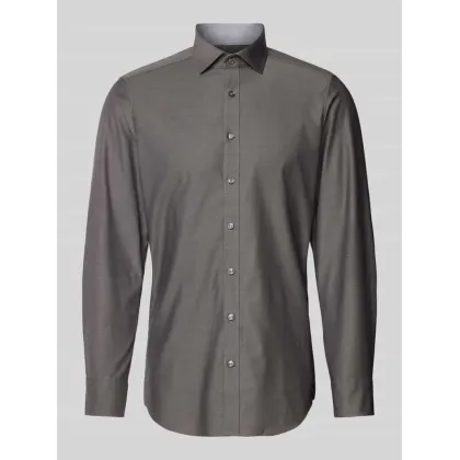 Zdjęcie Koszula biznesowa o kroju slim fit z jednolitą fakturą