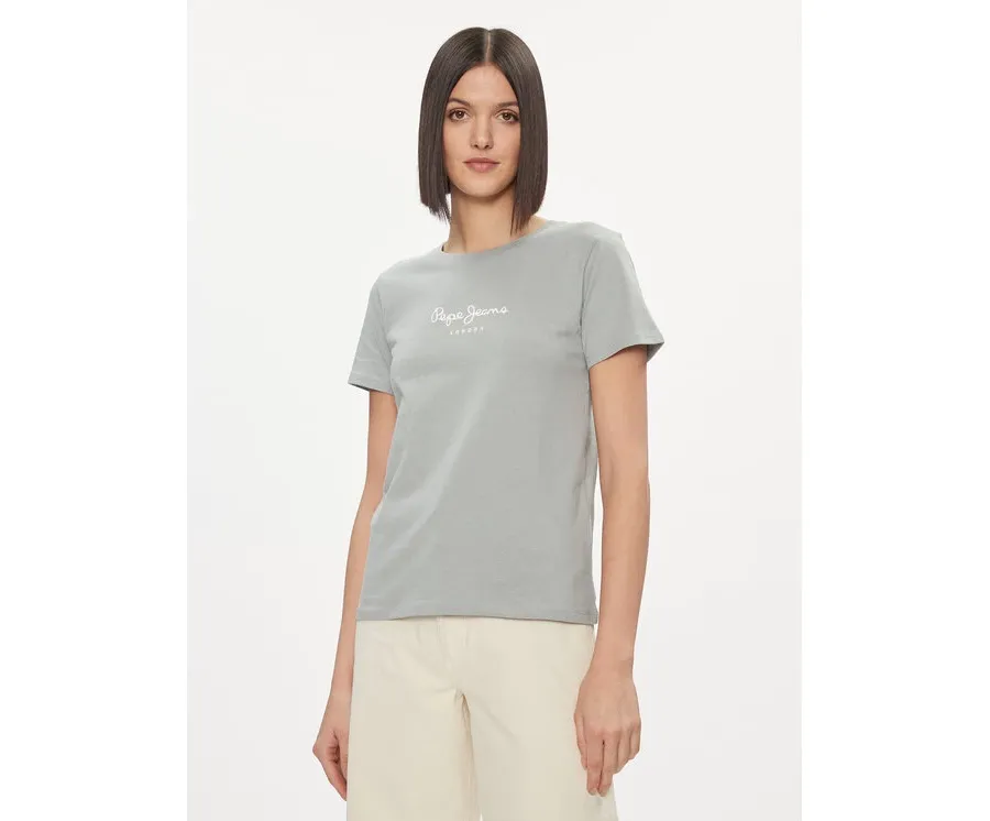 obrazek 1 Pepe Jeans T-Shirt Wendy PL505480 Zielony Regular Fit