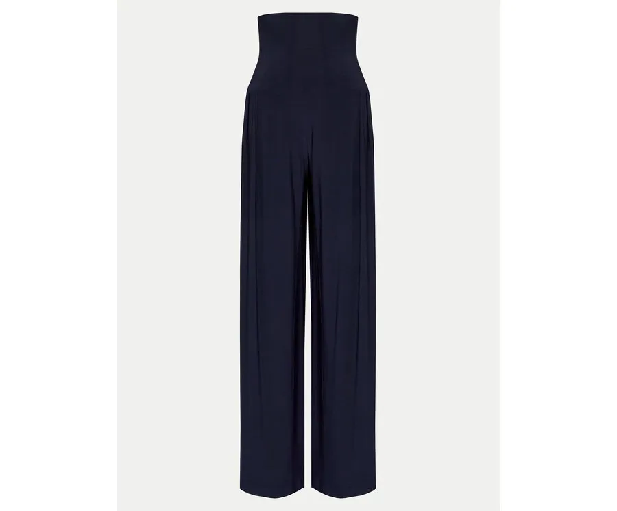 obrazek 1 NORMA KAMALI Spodnie palazzo KK2247PL014951 Granatowy Wide Leg