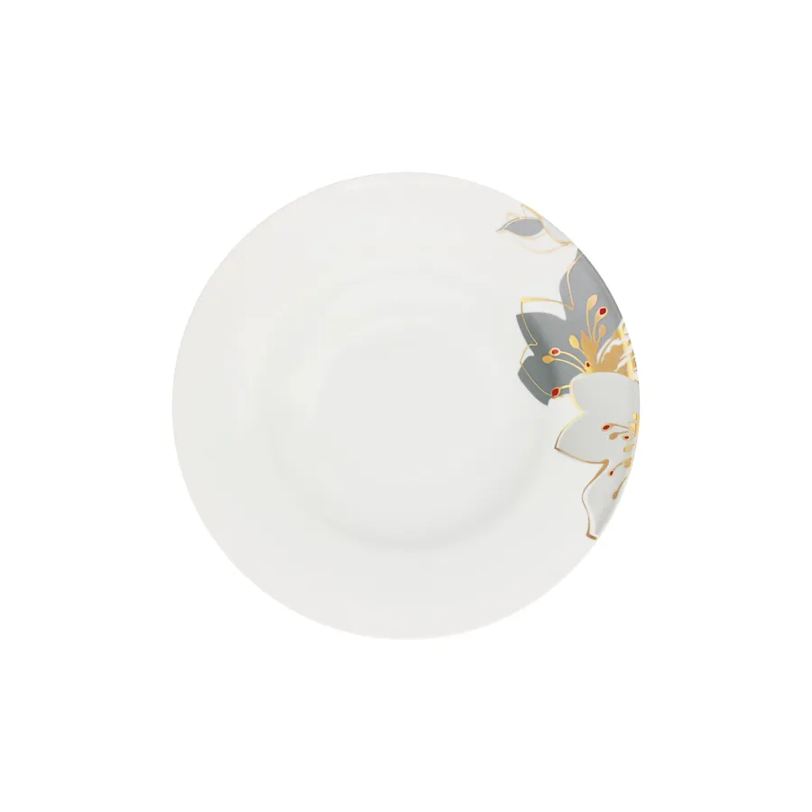 obrazek 11 Fantastyczny komplet porcelanowej zastawy stołowej 68 el. - Porcel