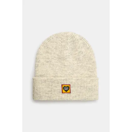 Zdjęcie Human Made czapka z domieszką wełny Big Beanie kolor beżowy z grubej dzianiny HM28GD026