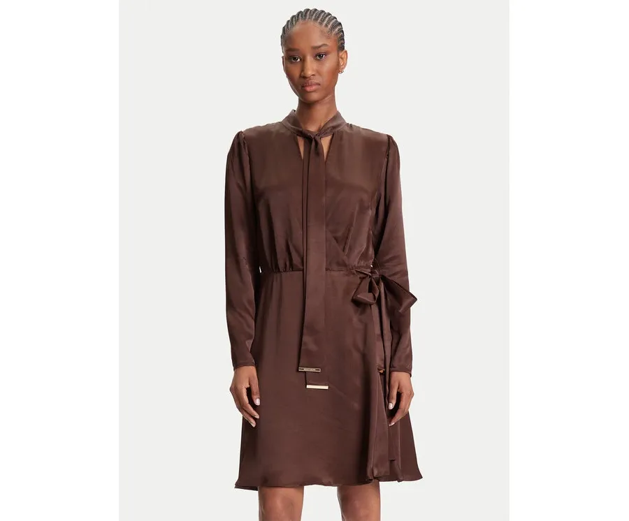 obrazek 1 Marciano Guess Sukienka codzienna 5YGK28 7350A Brązowy Regular Fit
