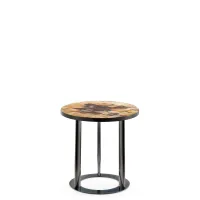 Picture Italian small round table for the living room - Arcahorn