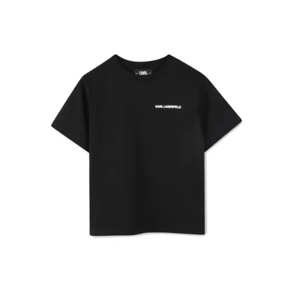 Zdjęcie Karl Lagerfeld Kids T-Shirt Z30440 S Czarny Regular Fit