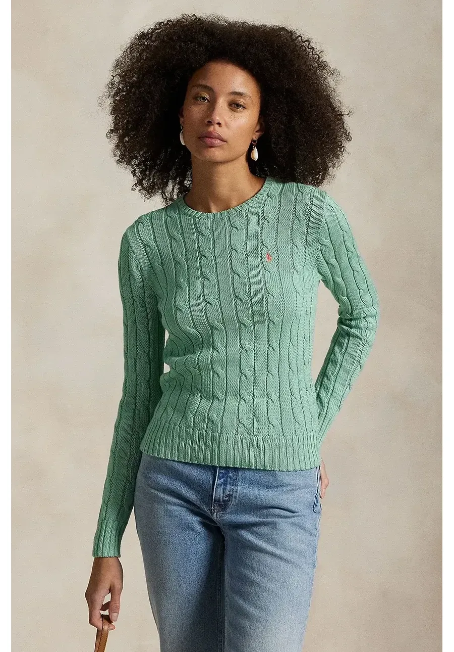 obrazek 1 Polo Ralph Lauren sweter bawełniany kolor zielony 211891640