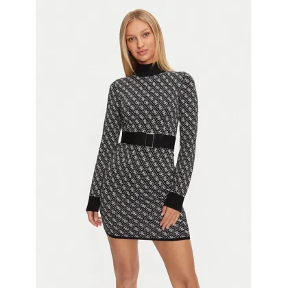 Zdjęcie Guess Sukienka dzianinowa Lise W4BK43 Z37K0 Czarny Regular Fit