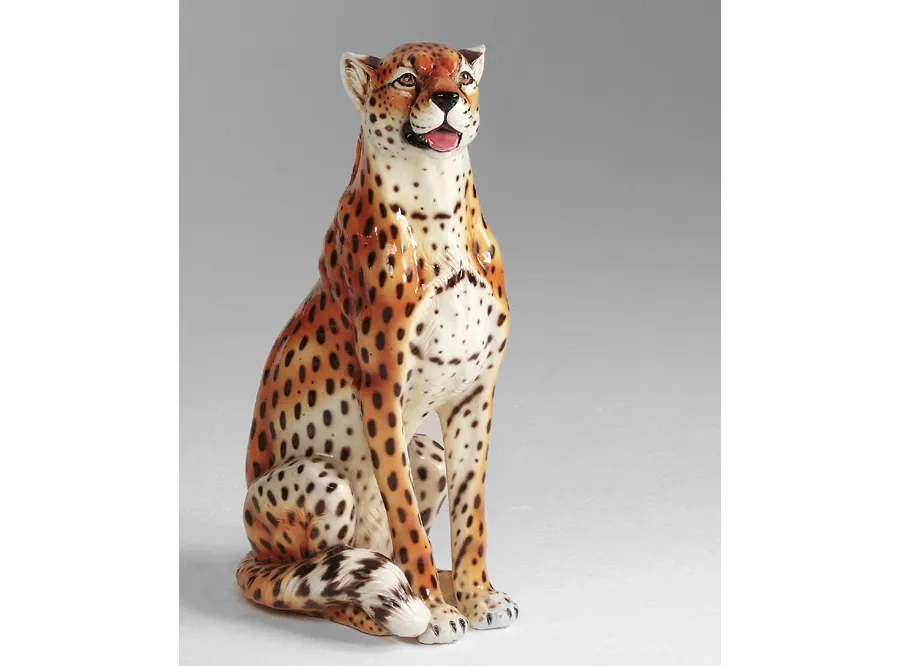 obrazek 1 Piekna ceramiczna figurka geparda - Il Gattopardo
