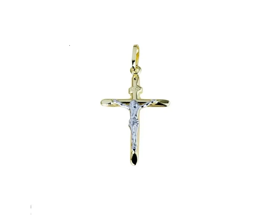 obrazek 1 Ekskluzywny męski krzyż z chrystusem wym.26x17mm.