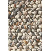 Picture Subtle beige and gray plaited rug - MARBLE 29501