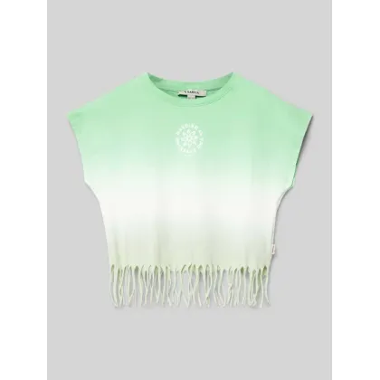 Zdjęcie T-shirt z postrzępionym dołem