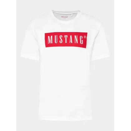 Zdjęcie Mustang T-Shirt 1014749 Biały Regular Fit