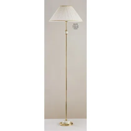 Zdjęcie Luksusowa lampa podłogowa z elementem ceramicznym i stożkowym kloszem - Il Paralume Marina