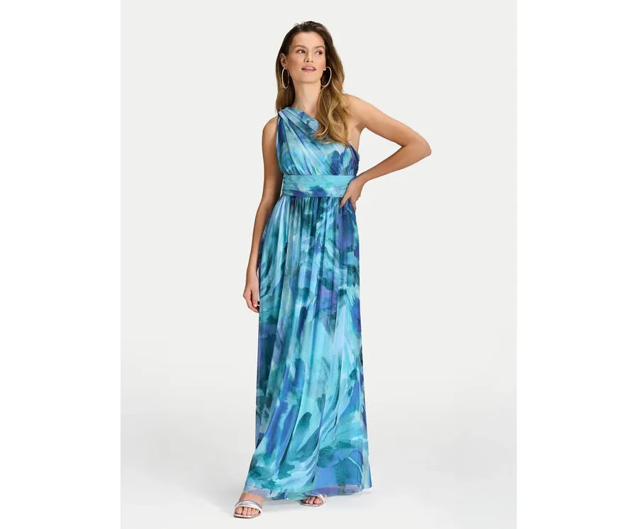 obrazek 1 Swing Sukienka wieczorowa 5AI18900 Niebieski Regular Fit