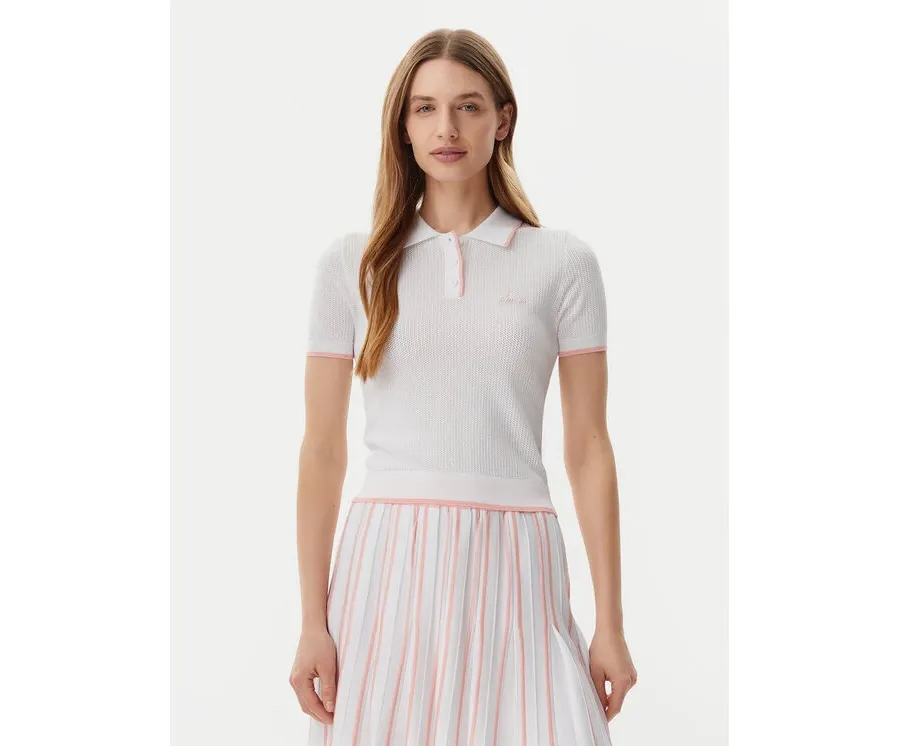 obrazek 1 Guess Polo V5GP00Z3D60 Biały Slim Fit