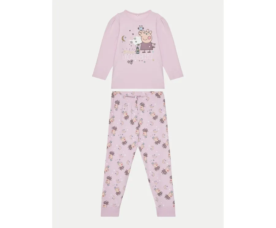 obrazek 1 NAME IT Piżama 13239088 Różowy Regular Fit