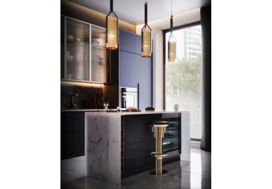 obrazek 6 Lampa wisząca z futurystycznym akcentem