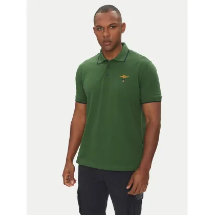 Zdjęcie Aeronautica Militare Polo 251PO1308P82 Zielony Regular Fit