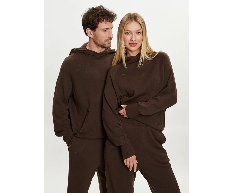 obrazek 1 Pangaia Bluza Archive Recycled Cashmere Brązowy Loose Fit
