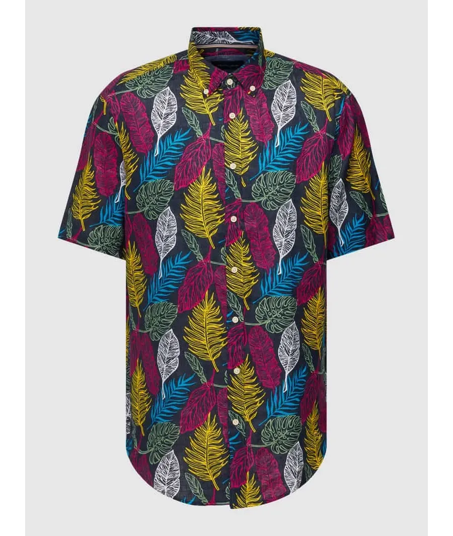 obrazek 1 Koszula casualowa o kroju regular fit ze wzorem na całej powierzchni