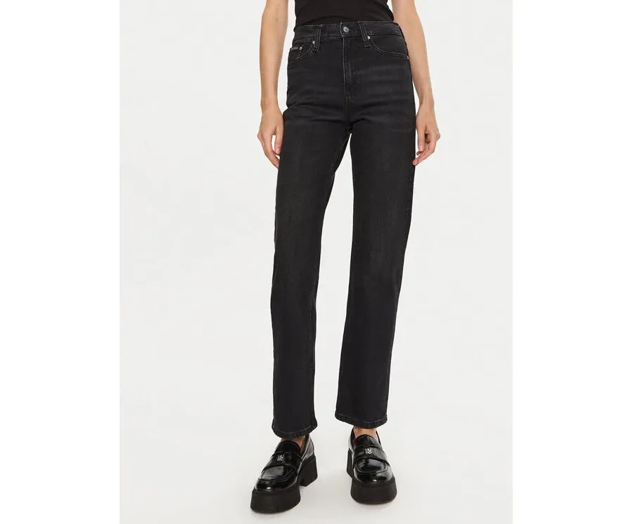 obrazek 1 Calvin Klein Jeans Jeansy J20J224895 Czarny Straight Fit