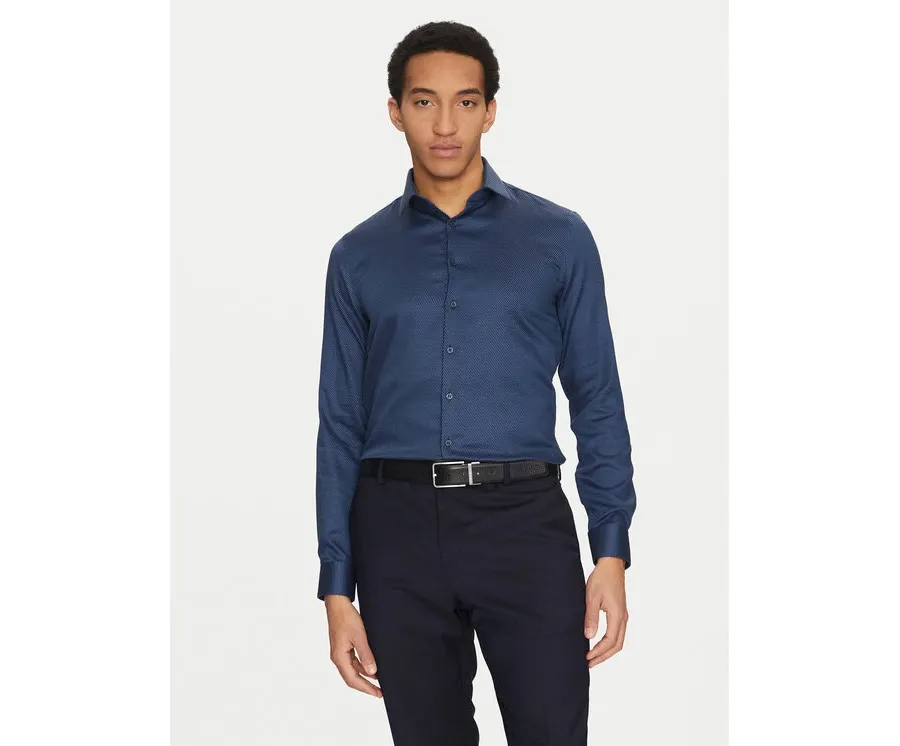 obrazek 1 Calvin Klein Koszula K10K114316 Granatowy Slim Fit